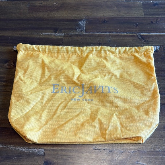 Eric Javits Yellow Drawstring Dust Bag Cover Sleeve Travel Protective Case - Picture 1 of 6